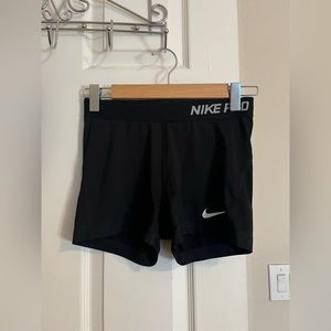 Nike pro spandex shorts